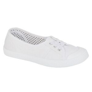 Rdek Womens/Ladies Canvas Pumps / White